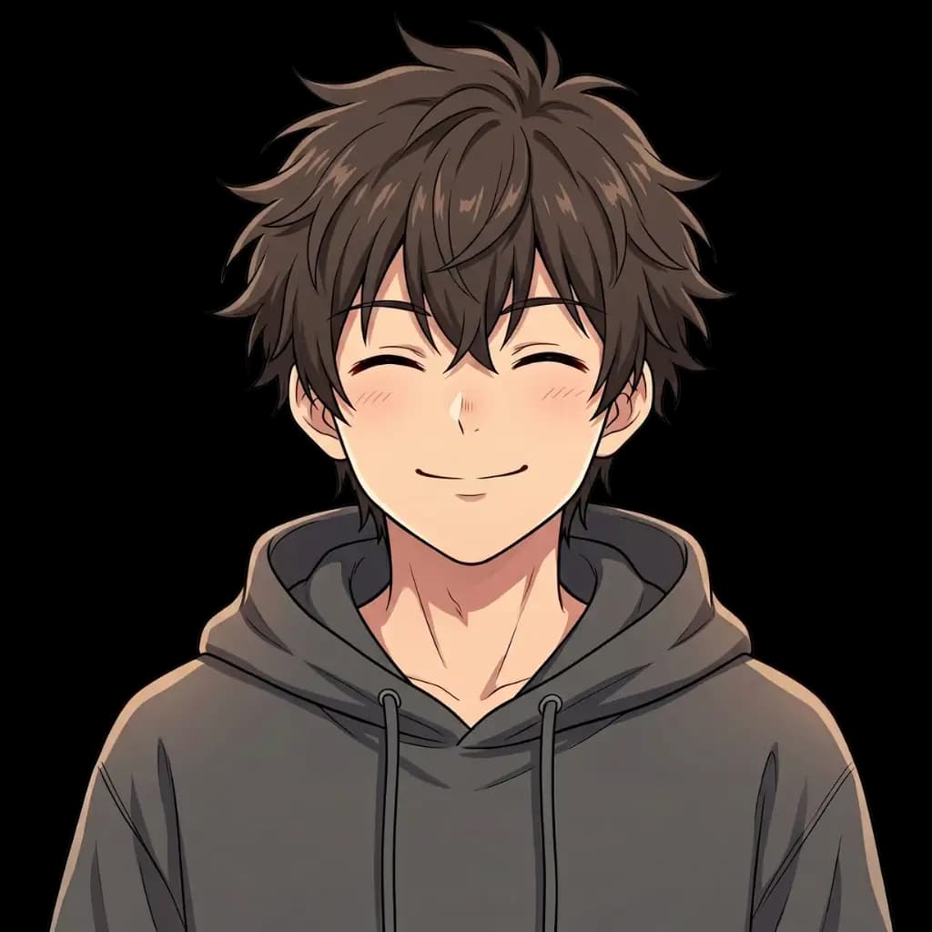 Hoodie Boy color drawing template to trace with AR Drawing