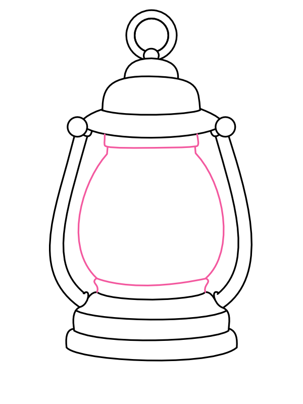 Step 6: Draw the Inner Glass Panel