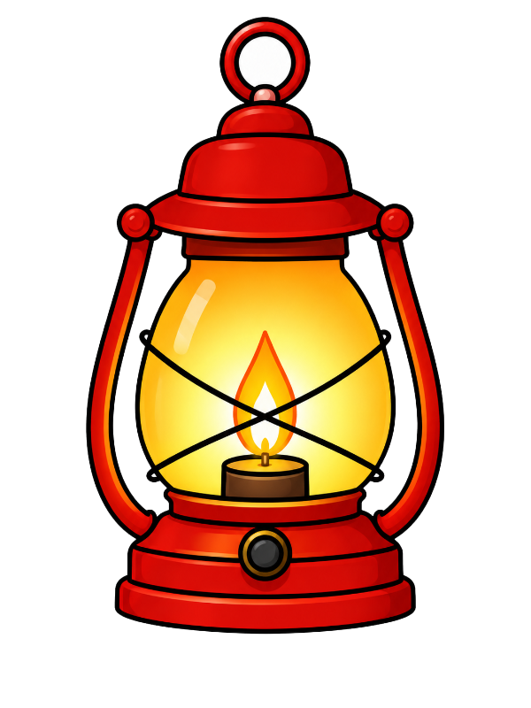Step 9: Color Your Lantern
