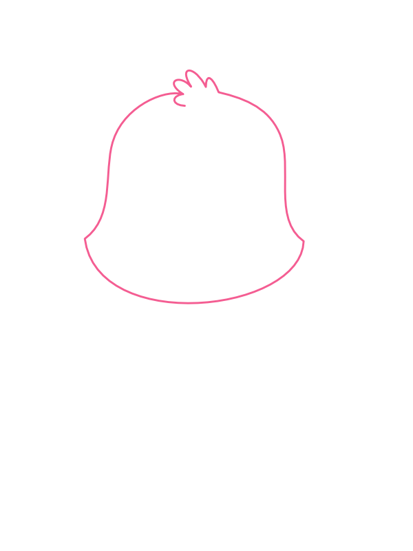 Step 1: Draw the Head Shape