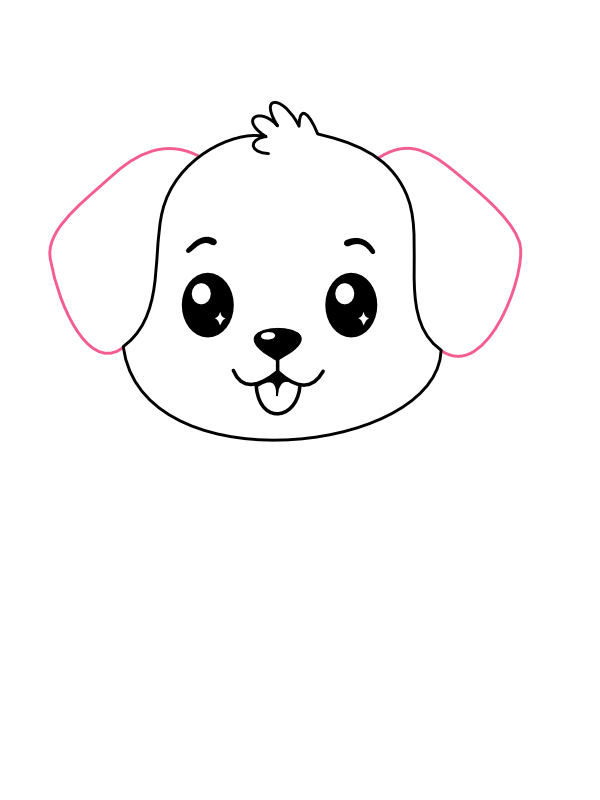 Step 4: Add the Floppy Ears