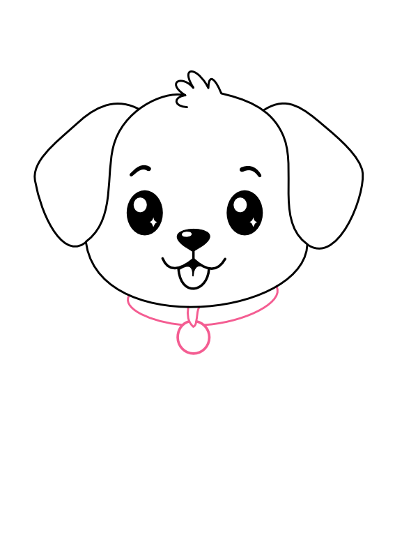 Step 5: Draw the Collar and Tag