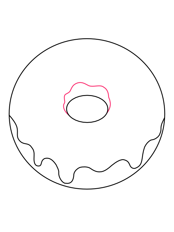 Step 4: Draw the Icing Around the Hole