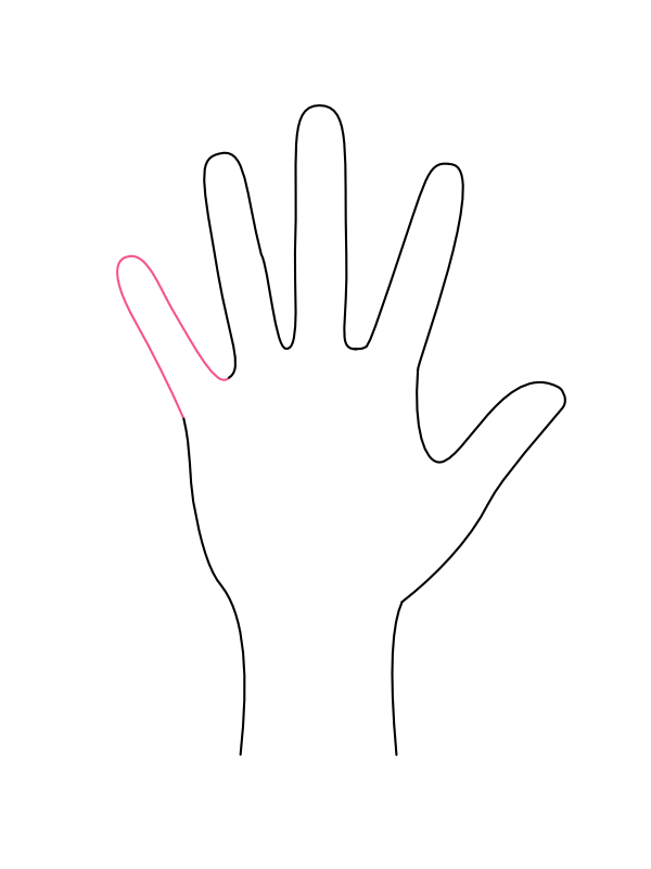 Step 6: Add the Pinky Finger