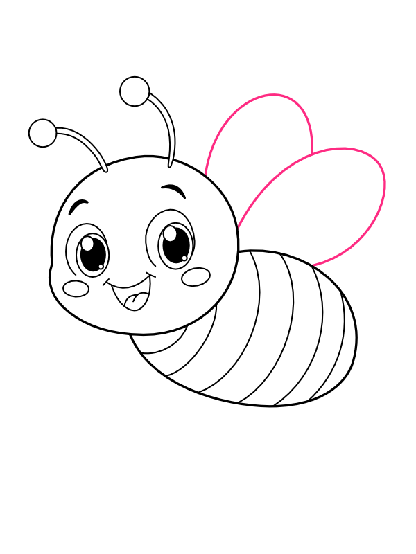 Step 6: Draw the Wings