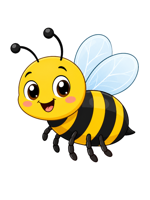 Step 9: Color Your Honey Bee