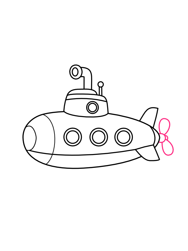 Step 8: Draw the Propeller