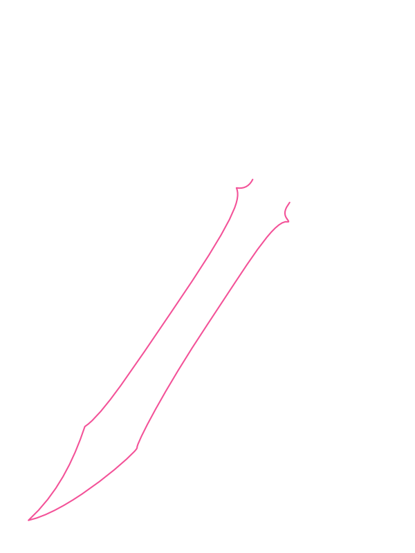 Step 1: Draw the Blade Outline