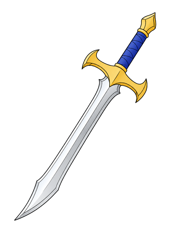 Step 5: Color Your Sword