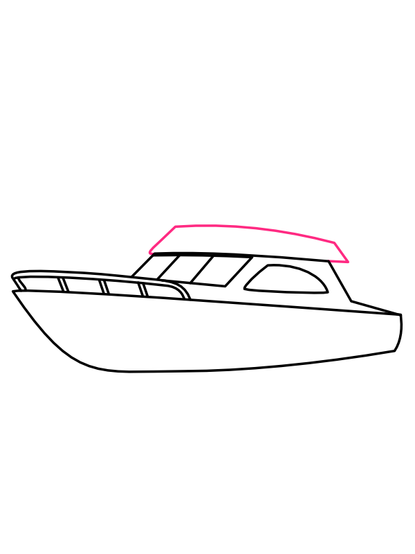 Step 5: Draw the Flybridge Roof